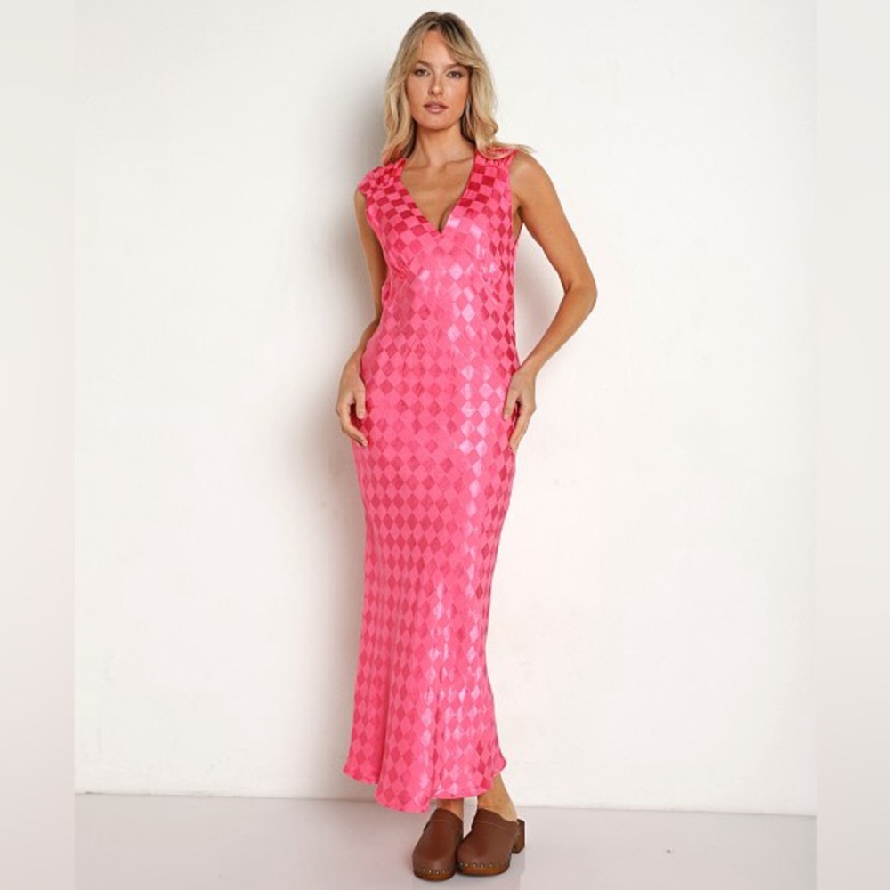 Jen's Pirate Booty Pink Maxi Dress